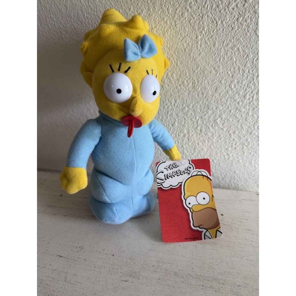 NWT The Simpsons 2018 Maggie Simpson Universal Studios Plush Doll Stuffed Toy 8"